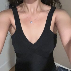 Jump apparel fitted black dress